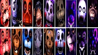 Five Nights at Candy's 1, 2, 3 All Jumpscares [WARNING!] | FNAC | IULITM