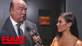 Paul Heyman reacts to Brock Lesnar’s SummerSlam loss: Raw, Aug. 12, 2019