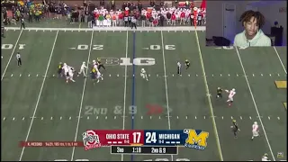 ThatssVon Reacts to No. 3 Michigan vs. No. 2 Ohio State Highlights Rivalry Week