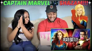 Death Battle! "Captain Marvel VS Shazam" REACTION!!!