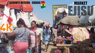 Ejisu Roadside Market Kumasi Ghana 4K E01