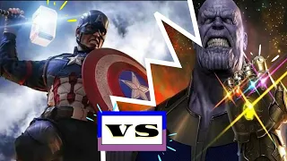 Captain America vs Thanos with Immigrant Song (Led Zeppelin) - Thor: Ragnarok Theme