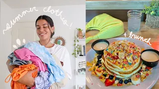 vlog: brunch date, early summer haul, & more