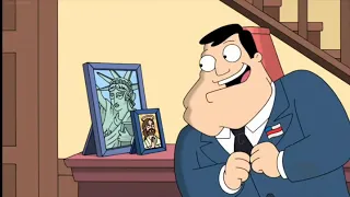 American Dad intro but Roger isn't there