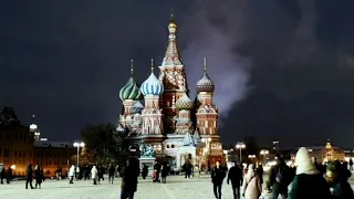 🔴 LIVE - Red Square Moscow - Christmas Lights #MOSCOW