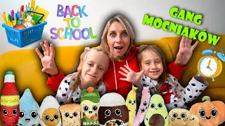 BACK TO SCHOOL Z GANGIEM MOCNIAKÓW 🤩 ORANŻADA OLA WYBIERA RZECZY😊 CZY FAJNE ❓OCEŃCIE W KOMENTARZU 👇