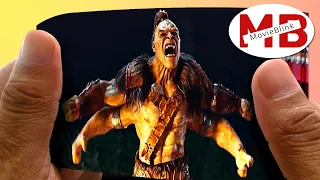 Mortal Kombat - Cole Young vs Goro Fight Scene Animated Flipbook | Mortal Kombat Flipbook