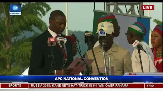 APC Swears In Oshiomhole As National Chairman