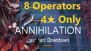 Arknights Annihilation 3 - Low Rarity Clear - 8 Operators