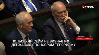 Польща провалила голосування за визнання Росії державою-спонсором тероризму. Чому так відбулось?