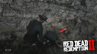 Red Dead Redemption 2 Спрятанный сейф с деньгами на скале