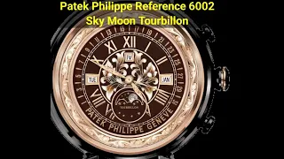 Patek Philippe Reference 6002 Sky Moon Tourbillon Smartwatch Watch Face