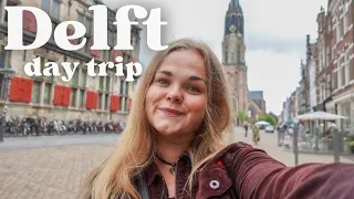 A day visiting Delft | Netherlands travel vlog 🇳🇱