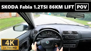 Skoda Fabia II 1.2TSI 86KM LIFT (2011) POV DRIVE Test | Not Bad! | 4K #59