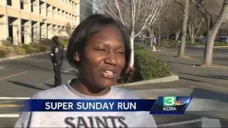 Perfect weather for runners participating in Super Sunday Run