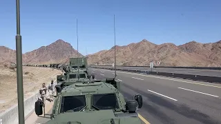 MASSIVE U.S. and Allied Military Convoy Moving Across Saudi Arabia