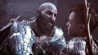 God of War Ragnarok - Kratos Nearly Cries Begging Atreus to Trust Him