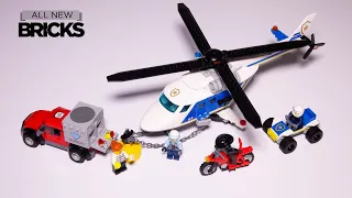 Lego City 60243 Police Helicopter Chase Speed Build