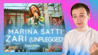MARINA SATTI with "ZARI" (Unplegged version) for GREECE | Eurovision 2024 Reaction