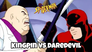 Daredevil vs Kingpin | Spider-Man: The Animated Series (HD)