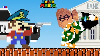 Mario Police vs Bowser Bank Robbery | Game Animation
