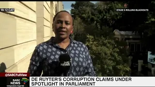 Claims of corruption at Eskom by de Ruyter under the spotlight in Parliament