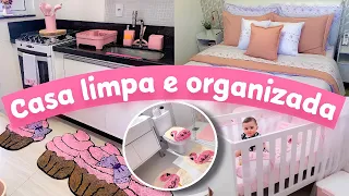 LIMPANDO E ORGANIZANDO A CASA SOZINHA COM BEBÊ | COMO CONSEGUIR SEM REDE DE APOIO? | Priscila Mello