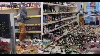 Woman Arrested After Smashing 500 Bottles of Alcohol in a Store