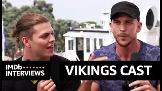 Gustaf Skarsgard, Alex Hogh Andersen, Katheryn Winnick Talk Stunts & Physical Demand of Vikings