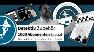 Detektiv Zubehör für Dich | 1000 Abonnenten Special Detektei Taute®