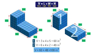 Find Volume of Composed Figures. Grade 5