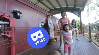 [VR180 VR 3D] Mareeba Heritage Museum Train Display | QLD, Australia | Family Virtual Reality