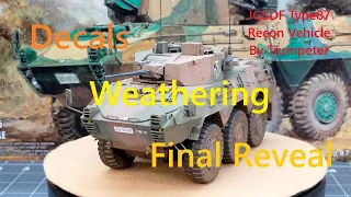 JGSDF Type 87 Recon Vehicle Decals, Weathering, Final