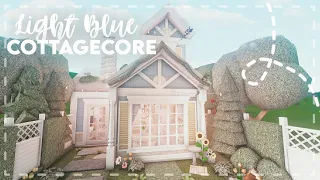 Minami Oroi Bloxburg Speedbuild and Tour - Light Blue Cottagecore - July 13 2021