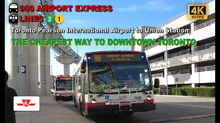 TTC POV Walk: The Cheapest way to get from Toronto International Pearson Airport to Downtown Toronto