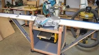 Miter Saw Stand/Planer Station With Rotating Top