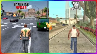 Gangstar Vegas vs. GTA San Andreas - Open World Game Comparison