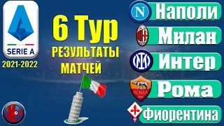 Футбол. Серия А 6-Тур. Обзор Чемпионат Италии 21-2022 Результаты.  Римское дерби поражение Моуринью