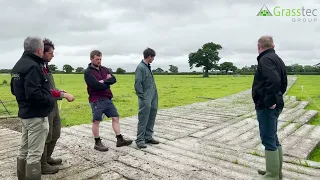 Alternative Roadway Construction Method Using Railway Sleepers in Cheshire, UK.