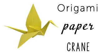 Оригами Журавлик из бумаги | Paper crane Orizuru