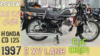 Review siêu phẩm Honda CD125 1997 cổ điển 2 xy lanh,nghe tiếng máy,Pô chất lừ luôn.