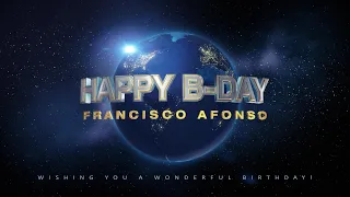 HAPPY BIRTHDAY TO FRANCISCO AFONSO | UNIVERSAL STUDIOS INTRO VERSION