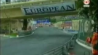 Monaco 1996 - Irvine, Salo & Hakkinen Crash