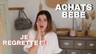 Les achats bébé que je regrette + INDISPENSABLES BÉBÉ (maman de 2 enfants) | tribulationsdanais