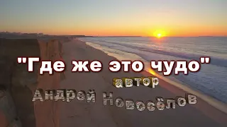 Где же это чудо - авт. Андрей Новосёлов