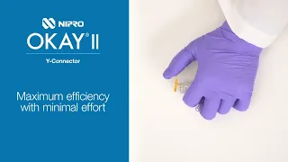 OKAY® II Y-Connector - Demonstration without wire - Nipro Vascular Division