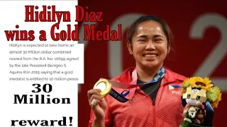 30M reward? Hidilyn Diaz wins GOLD | Tokyo Olympics 2021