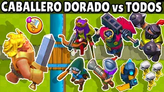 CABALLERO DORADO vs TODAS LAS CARTAS | 1 vs 1 | NUEVOS CAMPEONES | OLIMPIADAS de CLASH ROYALE