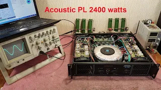 Acoustic PL-2400 ремонт обзор усилителя L-Acoustics amplifier repair