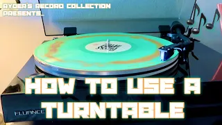 How To Use A Turntable: A Step By Step Guide To Playing A Record | Ryder's Record Collection